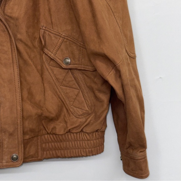 Vintage Wilson’s Brown leather bomber jacket men’s M THINSULATE Adventure Bound - Picture 4 of 9